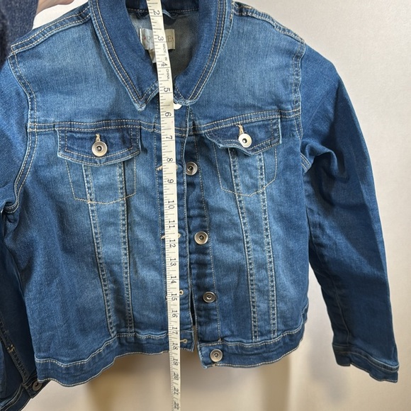 The Children’s Place Girls Jean Jacket. Size 10/12 - Picture 4 of 5